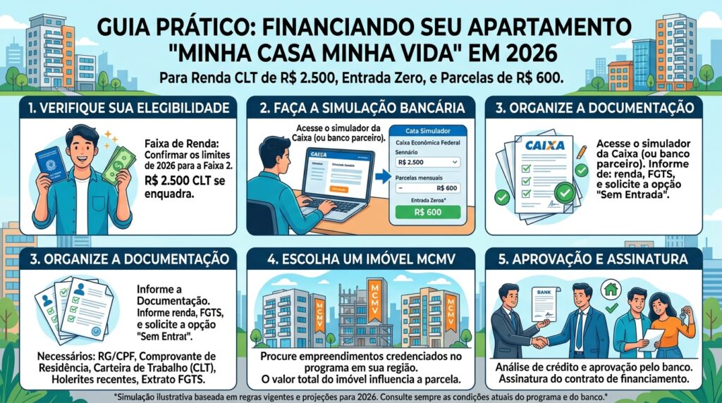 Como comprar seu primeiro imóvel com salário CLT de R$ 2.500
