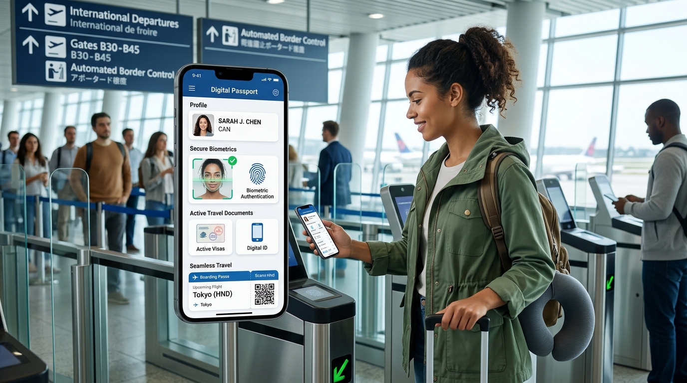 Passaporte digital: desvendando o futuro das viagens internacionais e como ele pode te ajudar